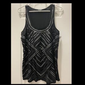 Express Black sequined Tank top